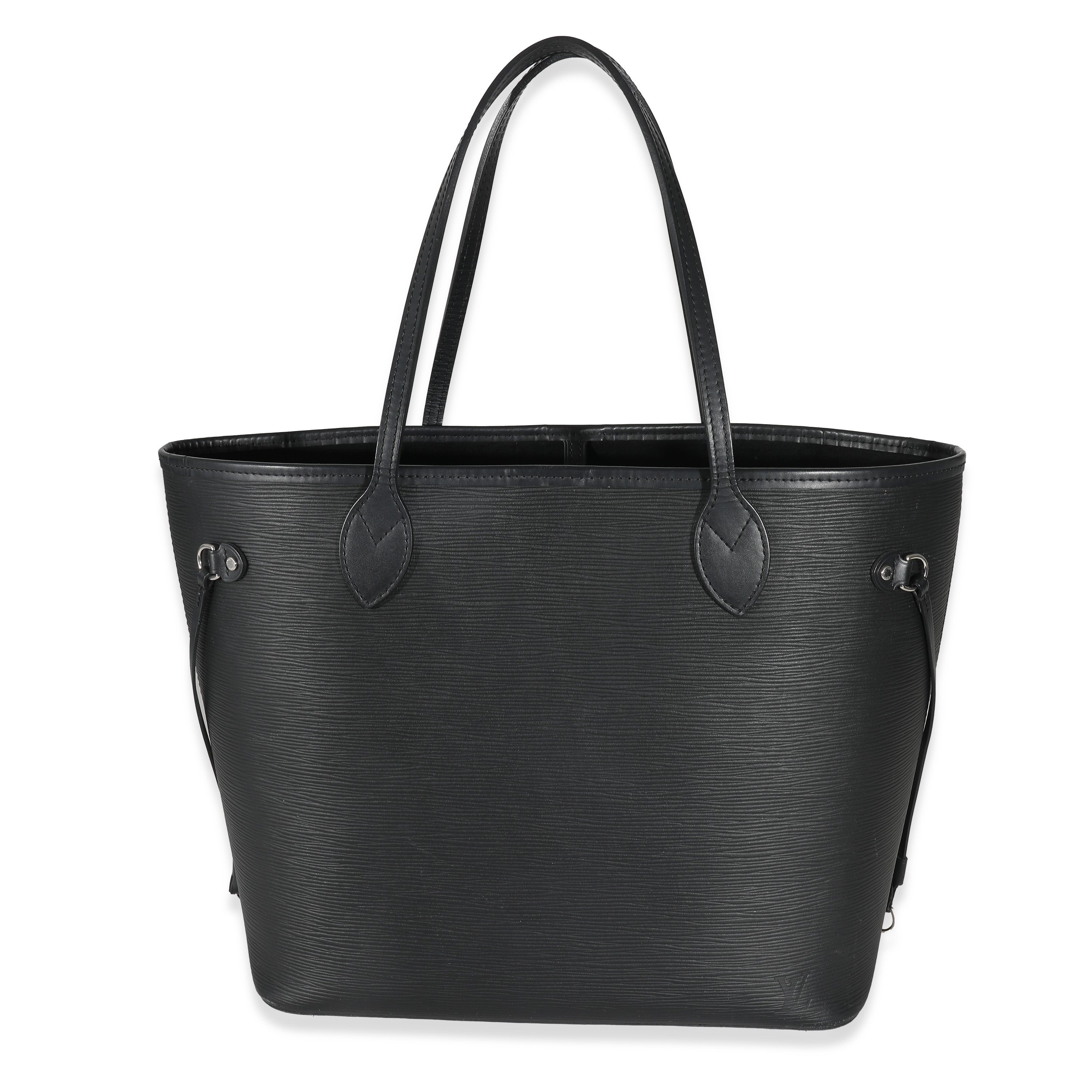 Louis Vuitton Louis Vuitton Black Epi Neverfull MM