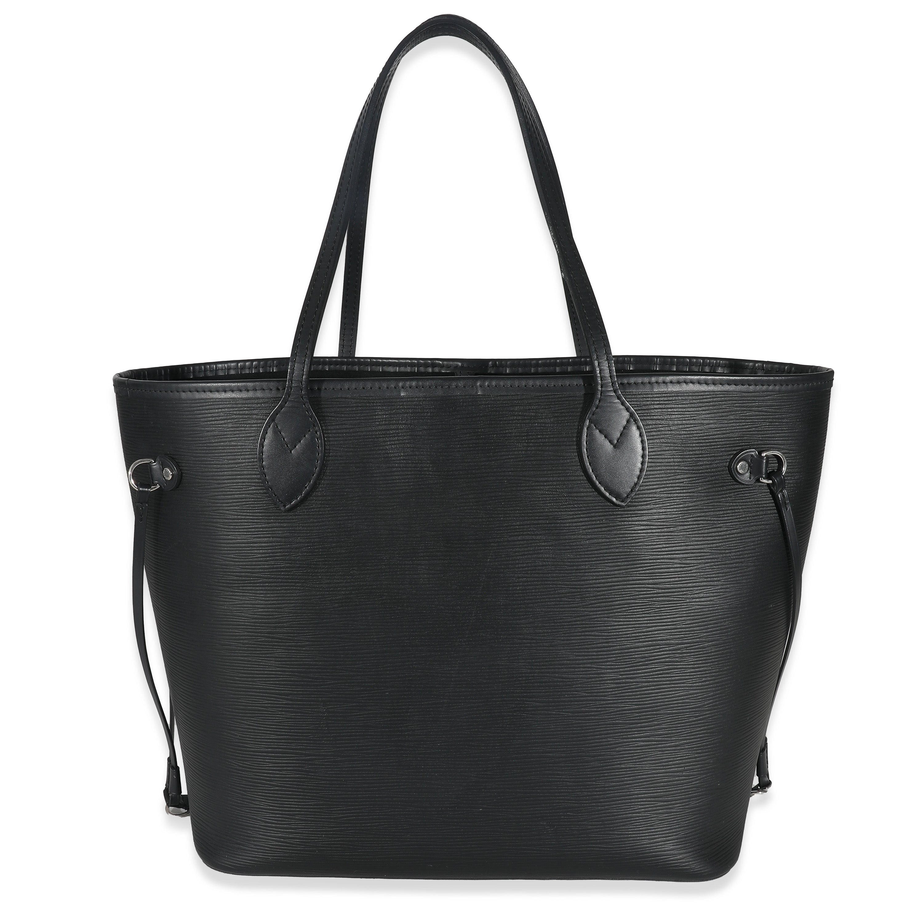 Louis Vuitton Louis Vuitton Black Epi Neverfull MM