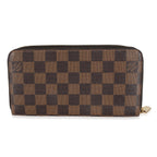 Louis Vuitton Louis Vuitton Damier Ebene Canvas Zippy Wallet