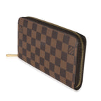 Louis Vuitton Louis Vuitton Damier Ebene Canvas Zippy Wallet
