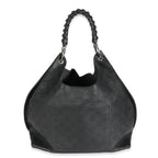 Louis Vuitton Black Monogram Mahina Carmel Hobo