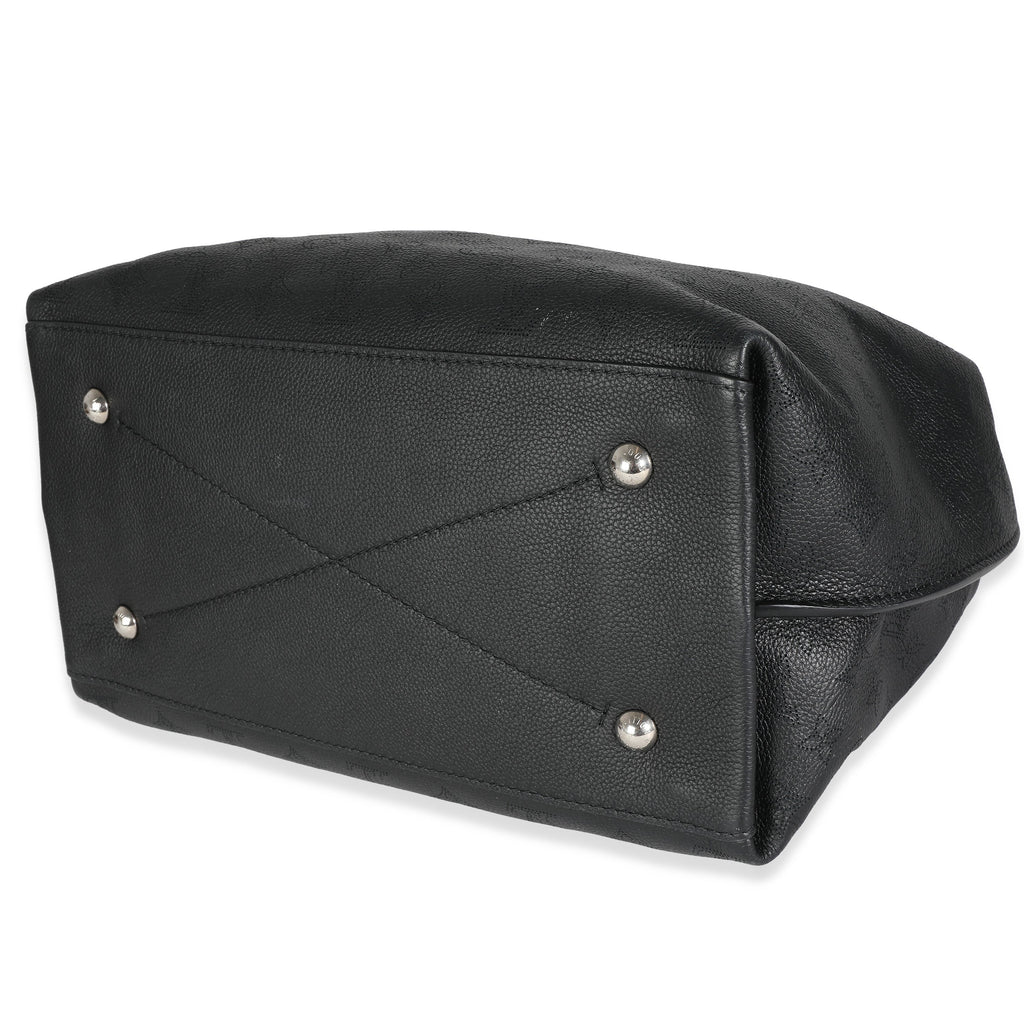 Louis Vuitton Black Monogram Mahina Carmel Hobo