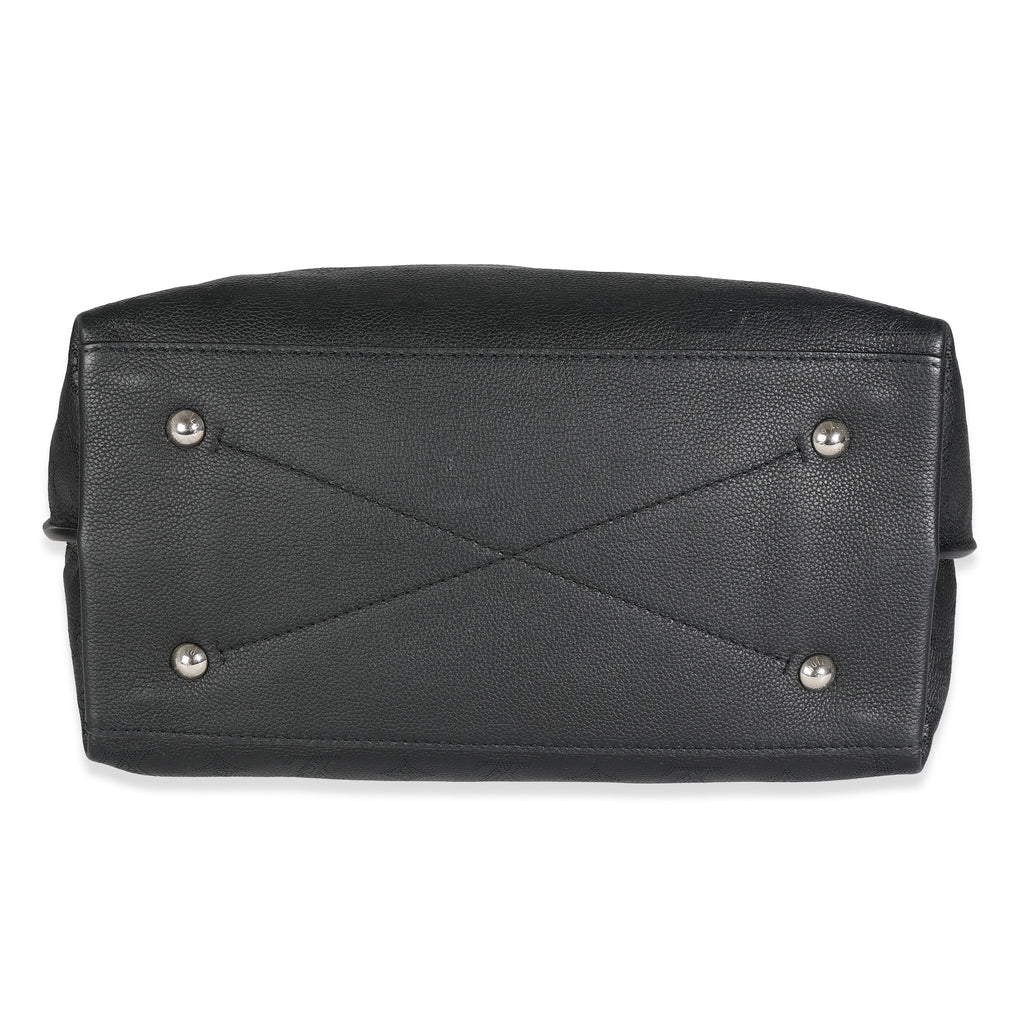Louis Vuitton Black Monogram Mahina Carmel Hobo