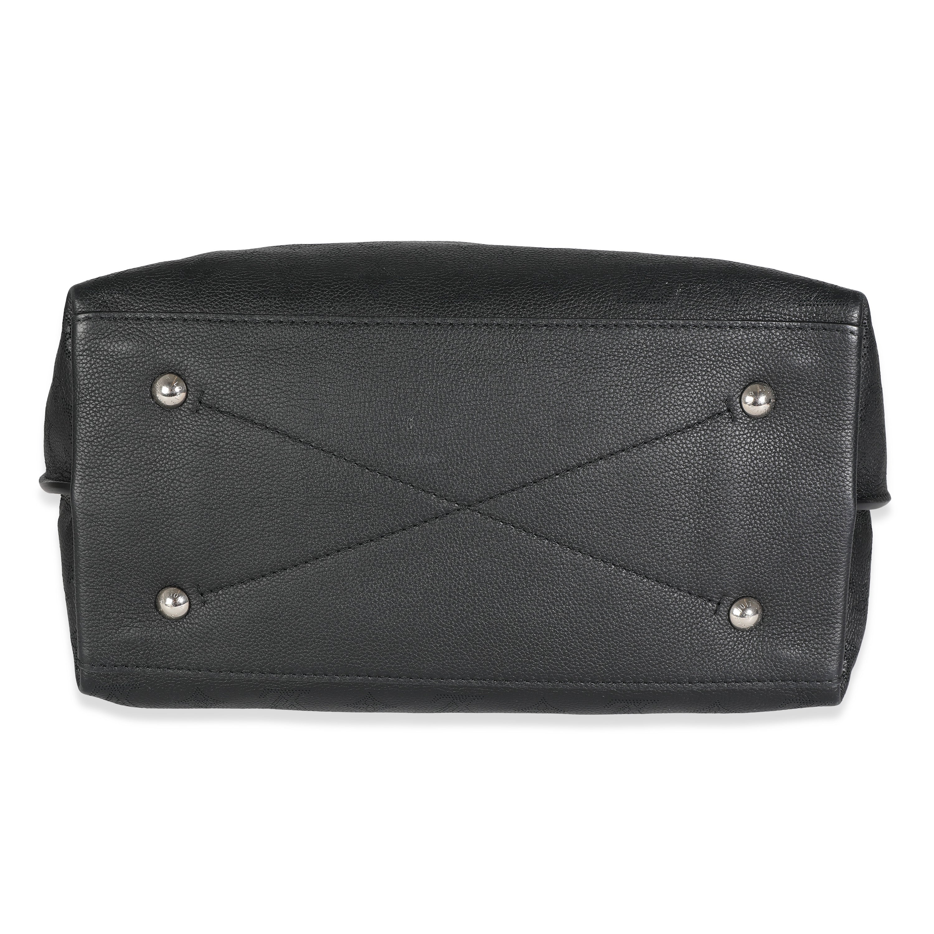 Louis Vuitton Black Monogram Mahina Carmel Hobo
