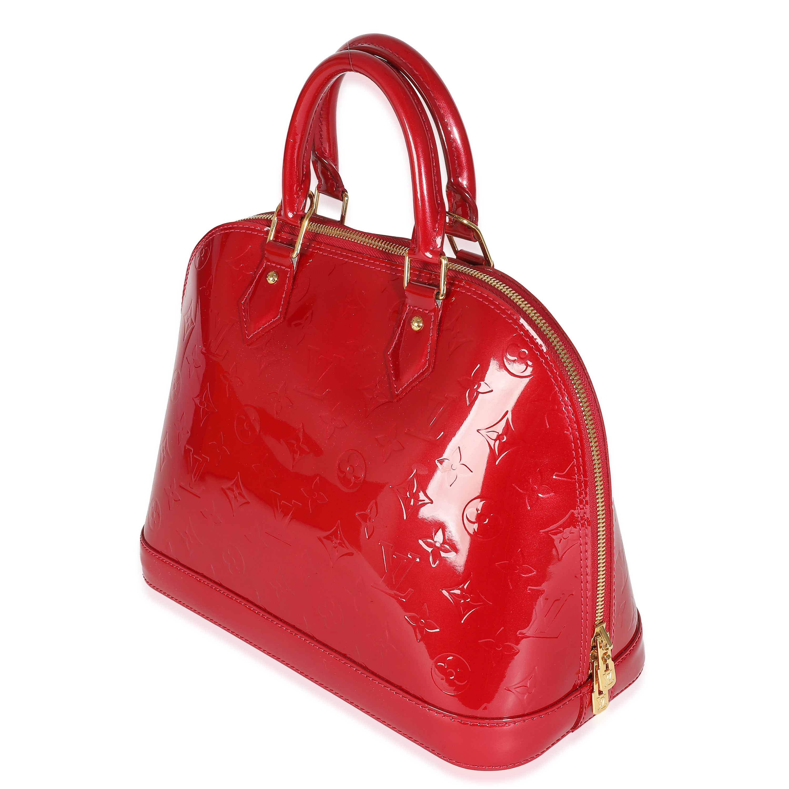 Louis Vuitton Louis Vuitton Cerise Monogram Vernis Alma PM