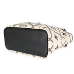 Louis Vuitton Louis Vuitton Cream Black Empreinte Monogram Giant Broderies Neverfull MM