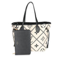 Louis Vuitton Louis Vuitton Cream Black Empreinte Monogram Giant Broderies Neverfull MM