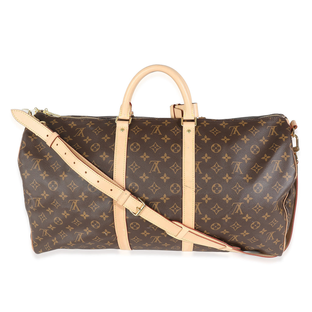 Louis Vuitton Louis Vuitton Monogram Canvas Keepall Bandouliere 55