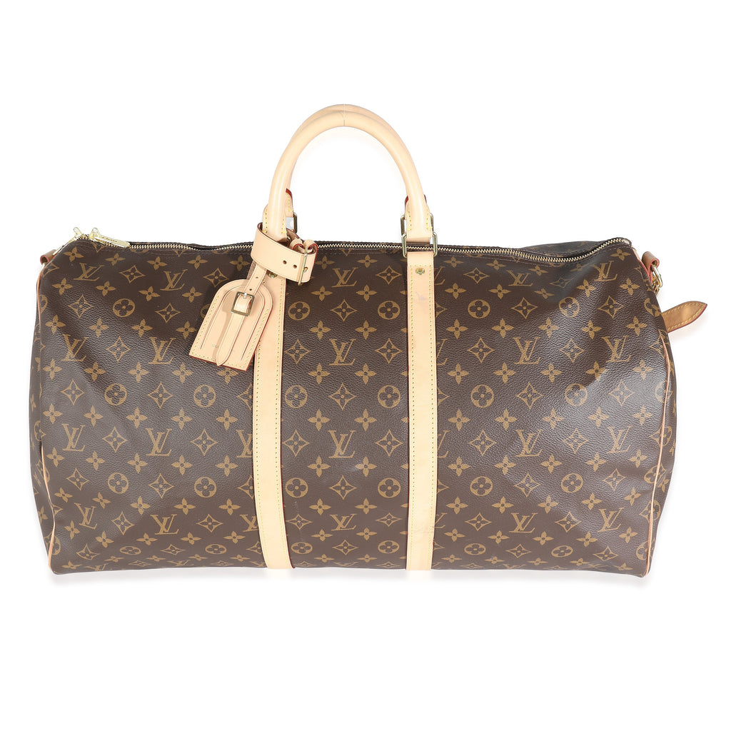 Louis Vuitton Louis Vuitton Monogram Canvas Keepall Bandouliere 55