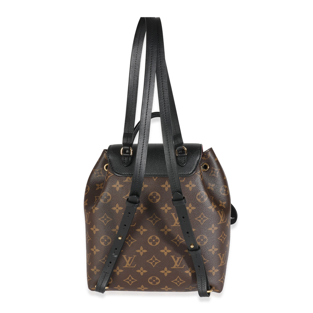 Louis Vuitton Louis Vuitton Black Monogram Canvas Montsouris Backpack NM
