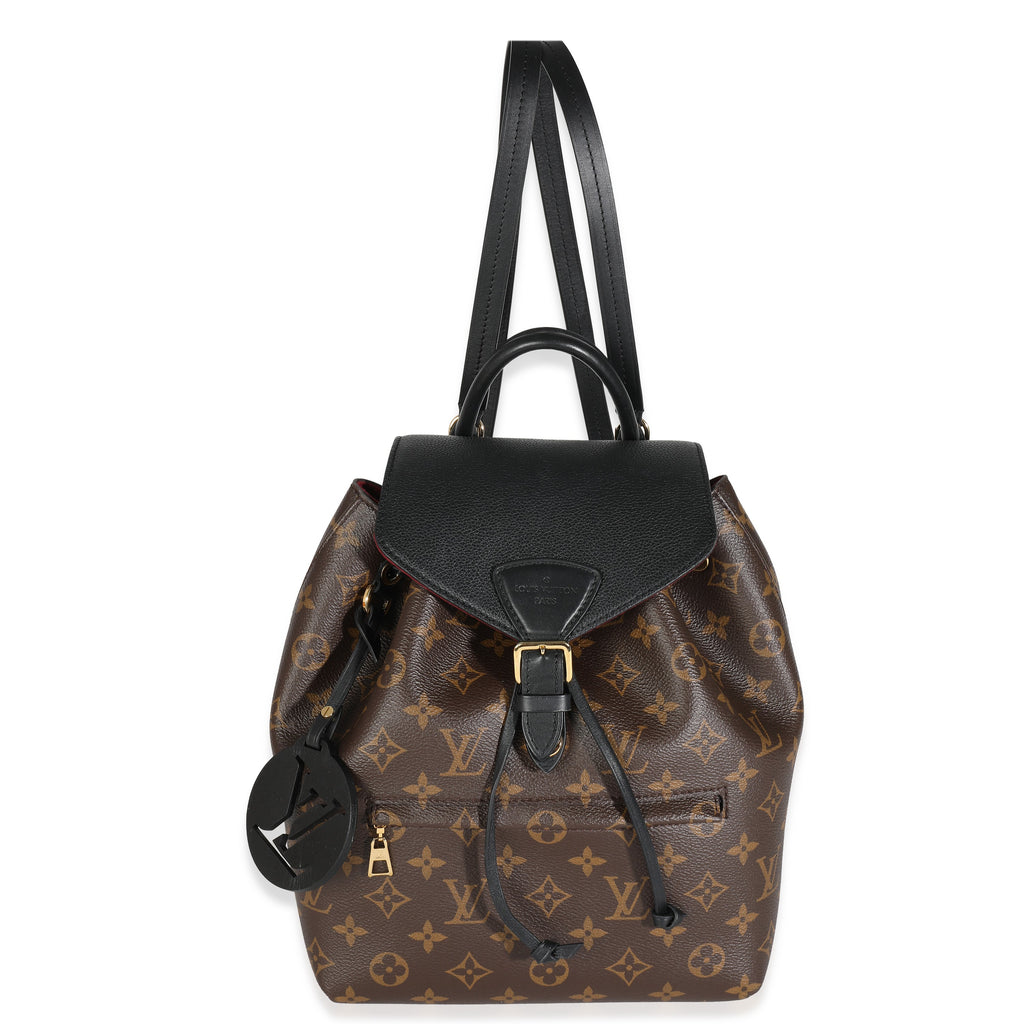 Louis Vuitton Louis Vuitton Black Monogram Canvas Montsouris Backpack NM