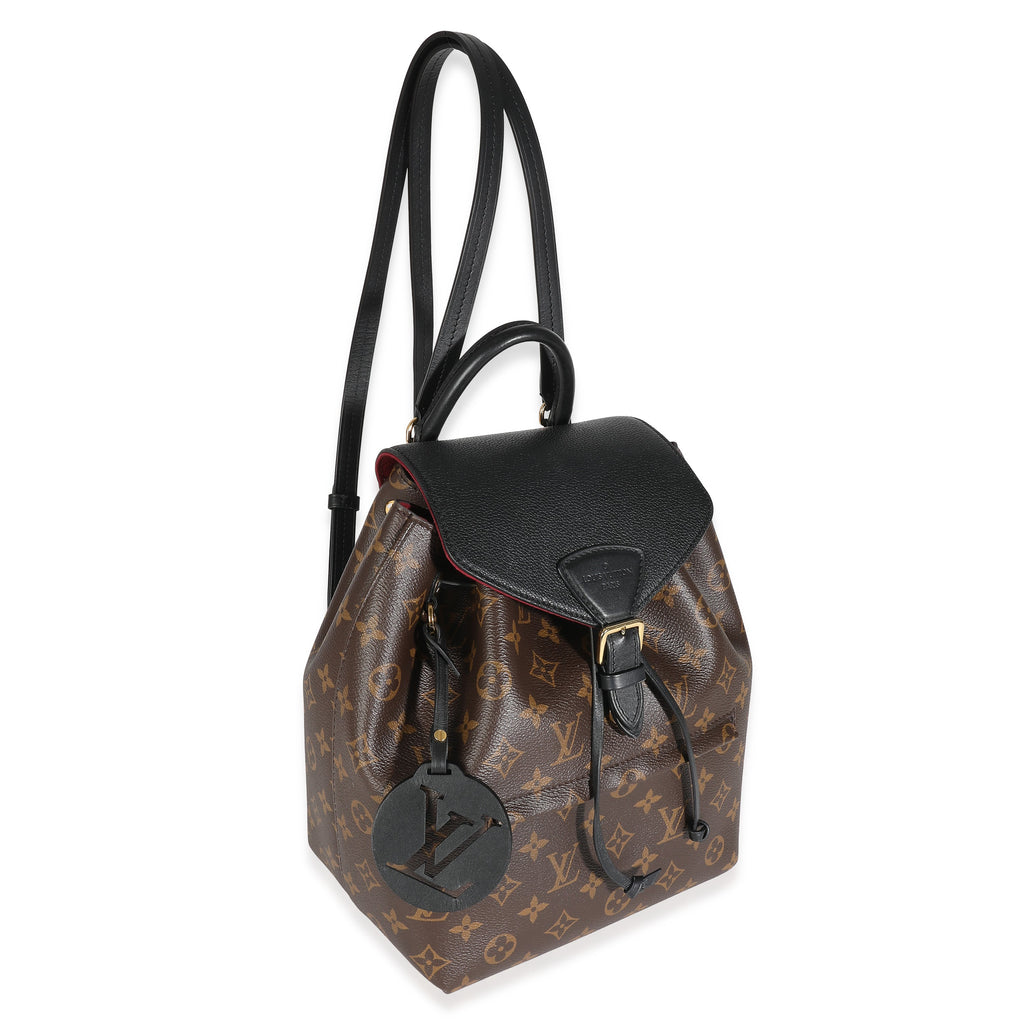 Louis Vuitton Louis Vuitton Black Monogram Canvas Montsouris Backpack NM