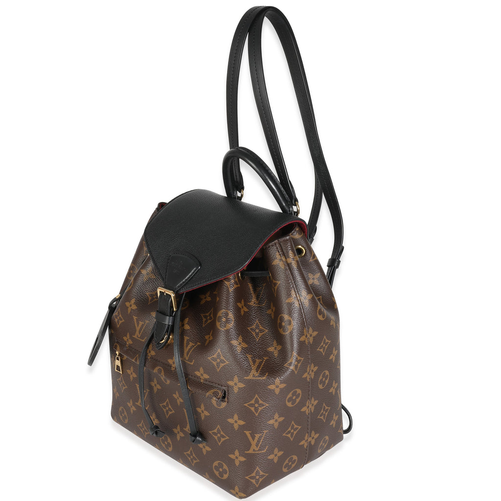 Louis Vuitton Louis Vuitton Black Monogram Canvas Montsouris Backpack NM