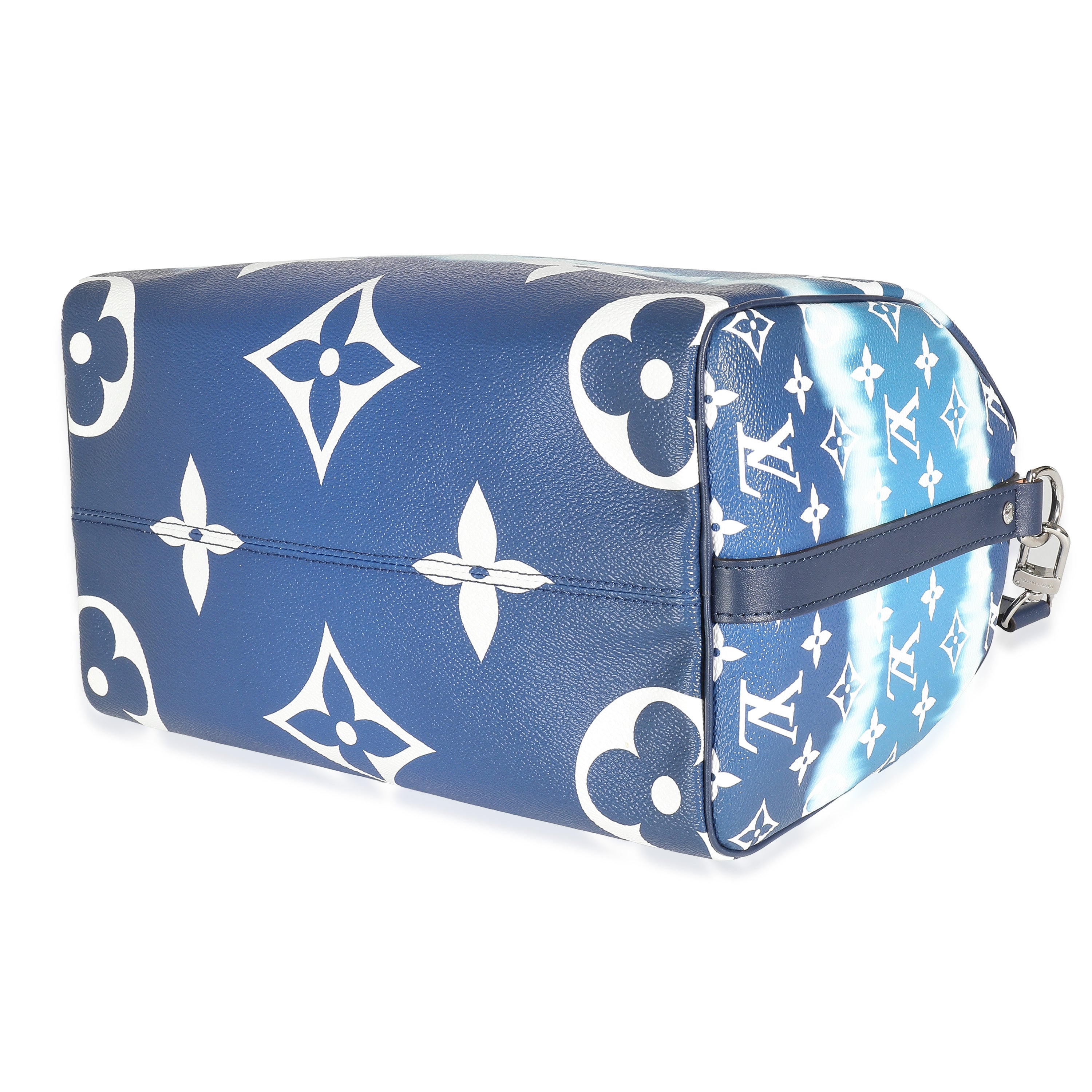 Louis Vuitton Blue Monogram Escale Canvas Speedy Bandouliere 30