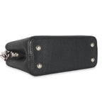 Louis Vuitton Louis Vuitton Black Taurillon Pink Python Mini Capucines