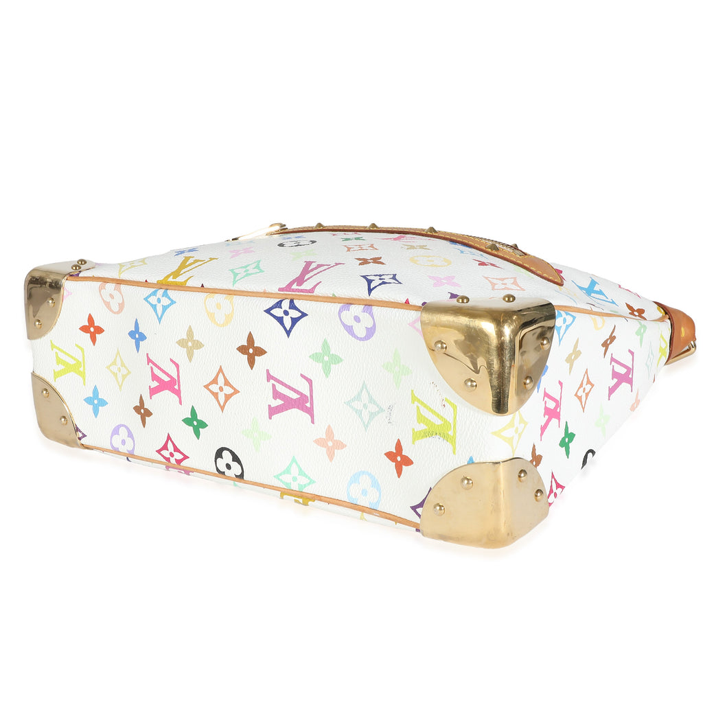 Louis Vuitton Louis Vuitton White Monogram Multicolore Canvas Boulogne