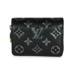 Louis Vuitton Louis Vuitton Black Iridescent Monogram Embossed Lou Coussin Wallet