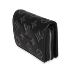 Louis Vuitton Louis Vuitton Black Iridescent Monogram Embossed Lou Coussin Wallet