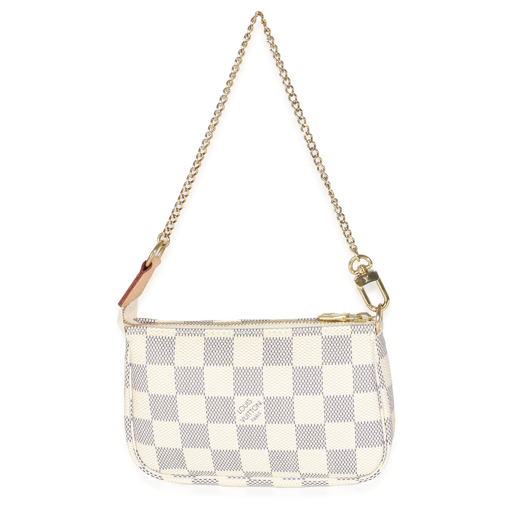 Louis Vuitton Louis Vuitton Damier Azur Canvas Mini Pochette Accessoires