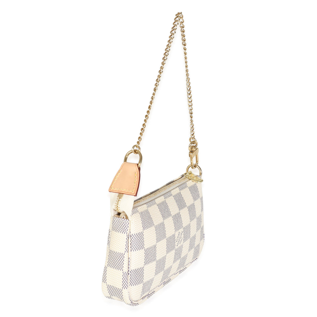 Louis Vuitton Louis Vuitton Damier Azur Canvas Mini Pochette Accessoires