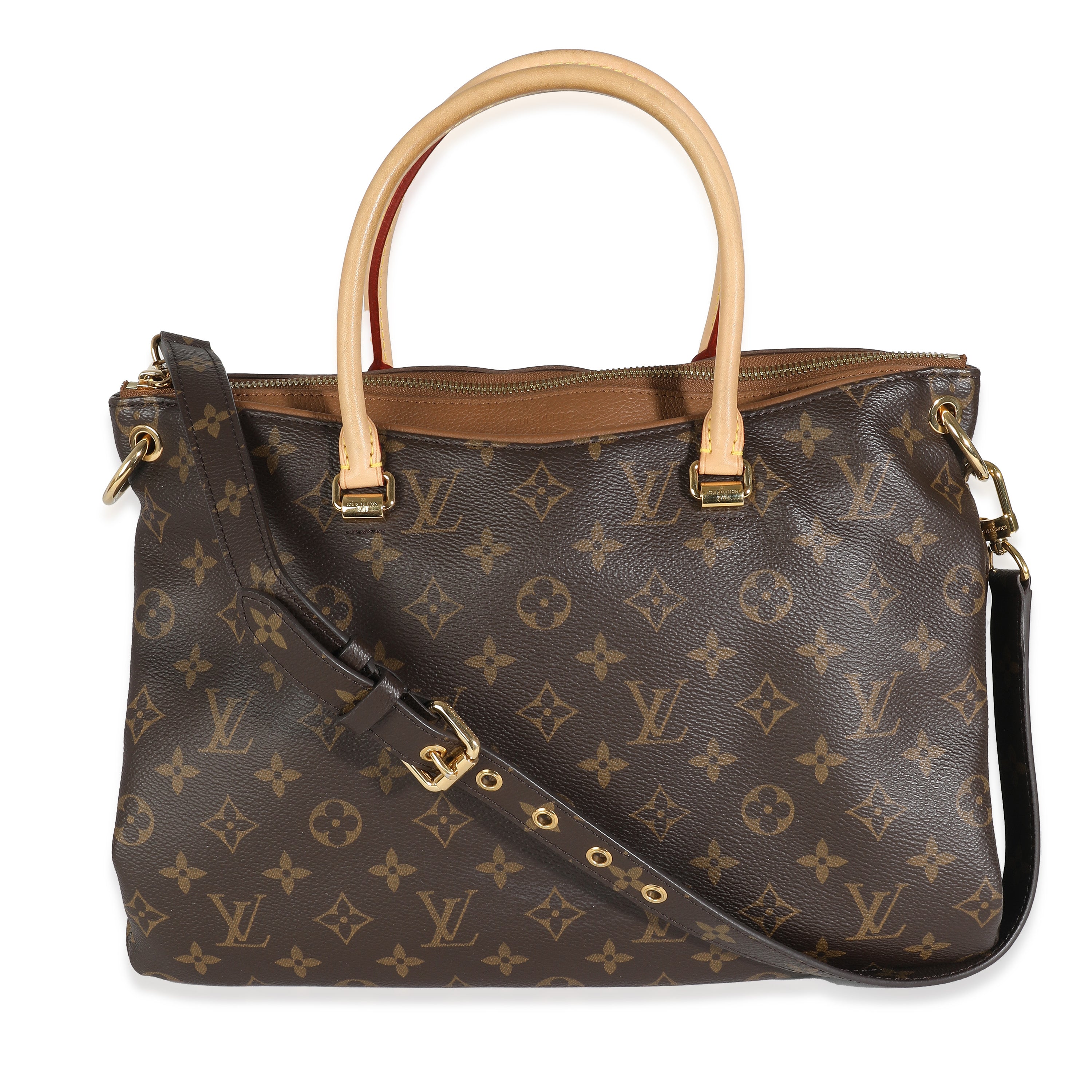 Louis Vuitton Havane Monogram Canvas Pallas MM