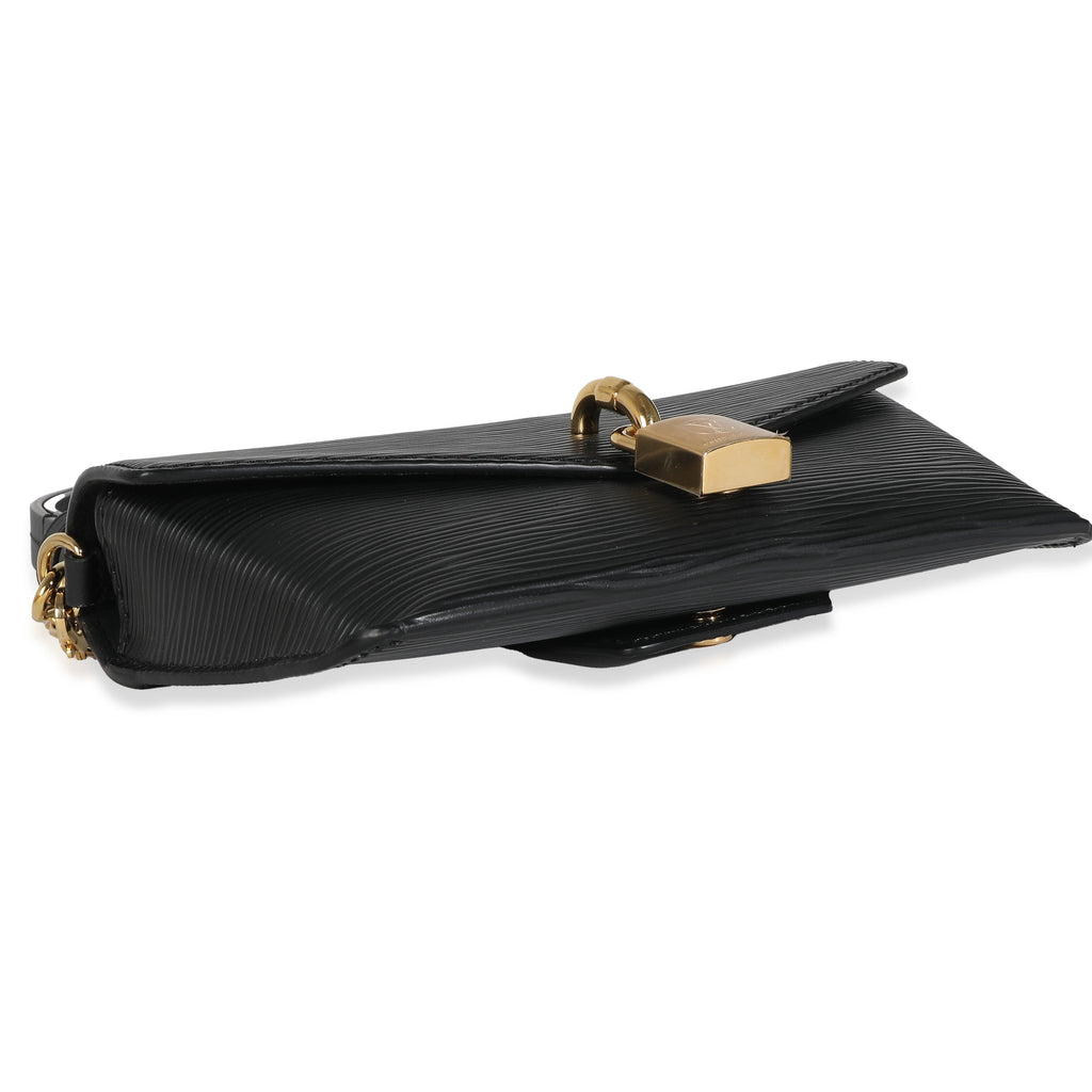 Louis Vuitton Black Epi Padlock On Strap