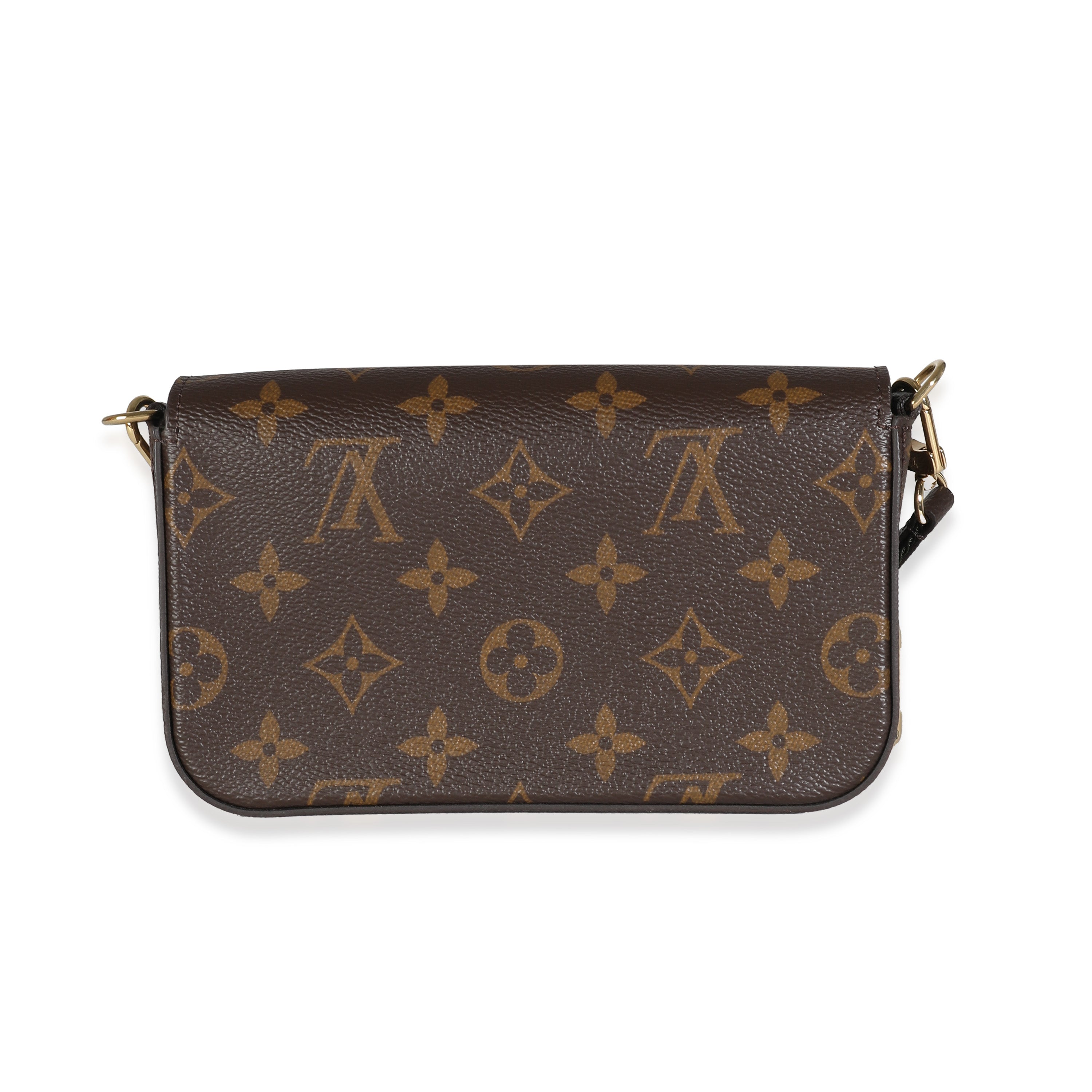Louis Vuitton Khaki Monogram Canvas Felicie Strap & Go