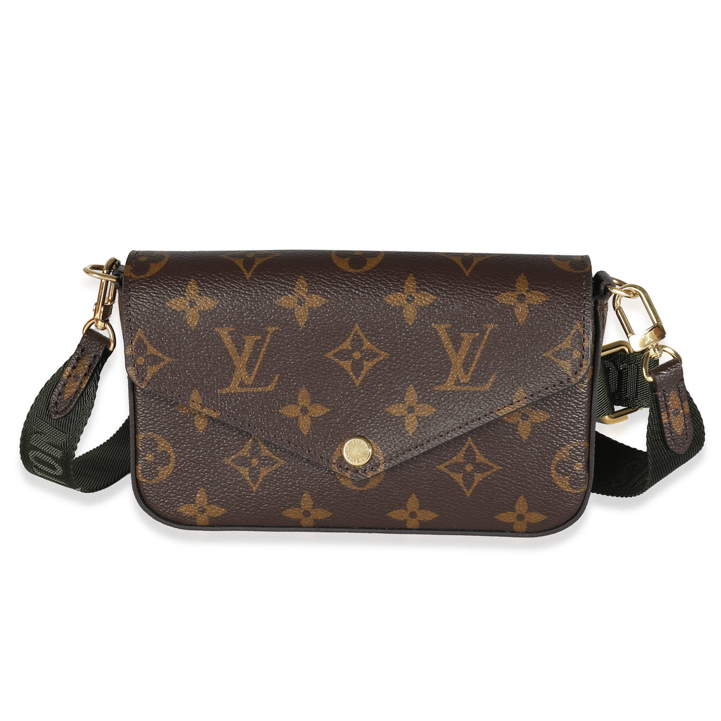 Louis Vuitton Khaki Monogram Canvas Felicie Strap & Go