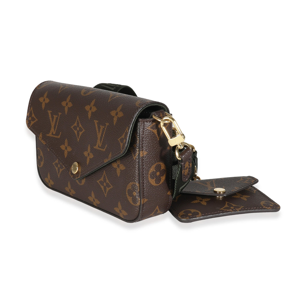Louis Vuitton Khaki Monogram Canvas Felicie Strap & Go
