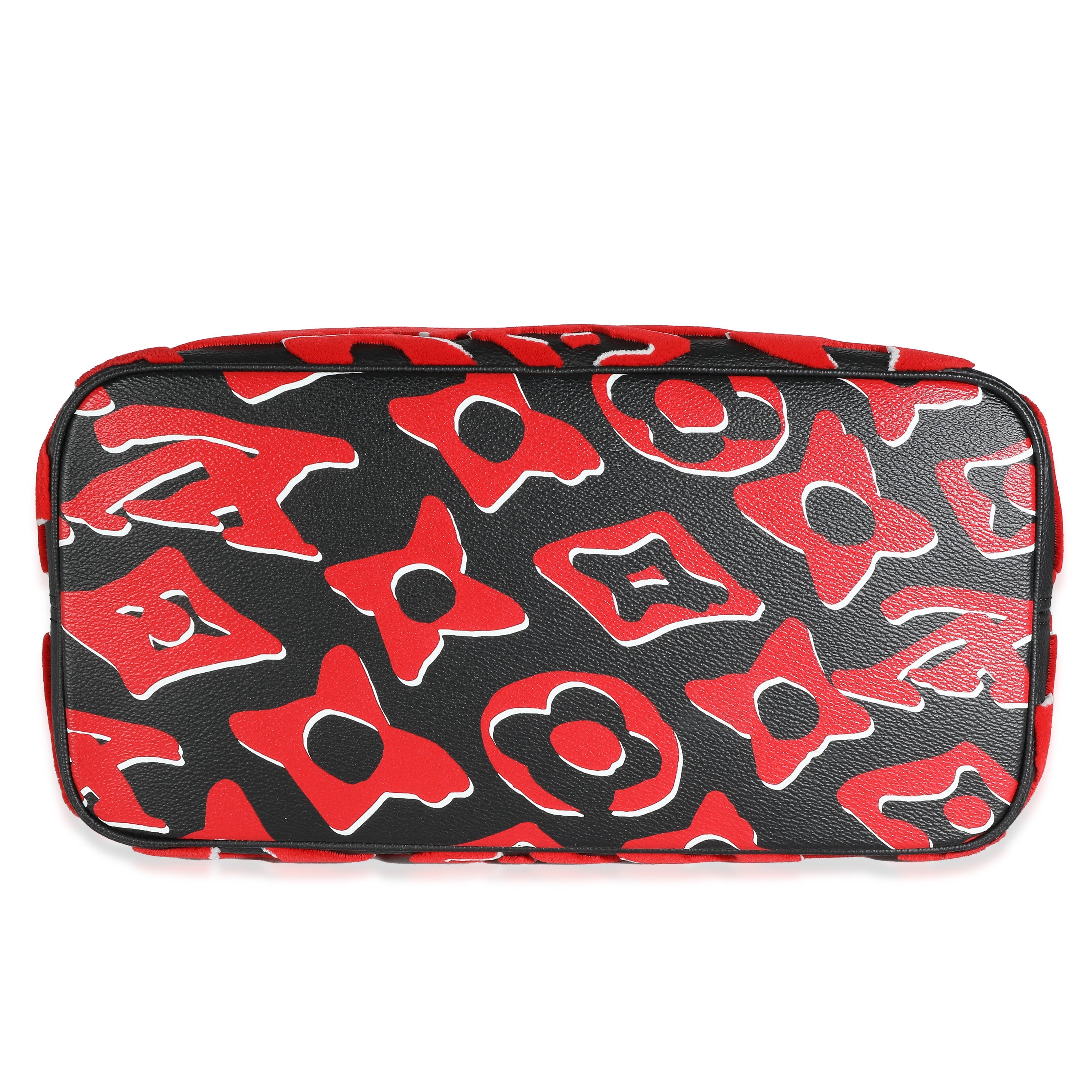 Louis Vuitton x UF Black Red Tufted Monogram Neverfull MM