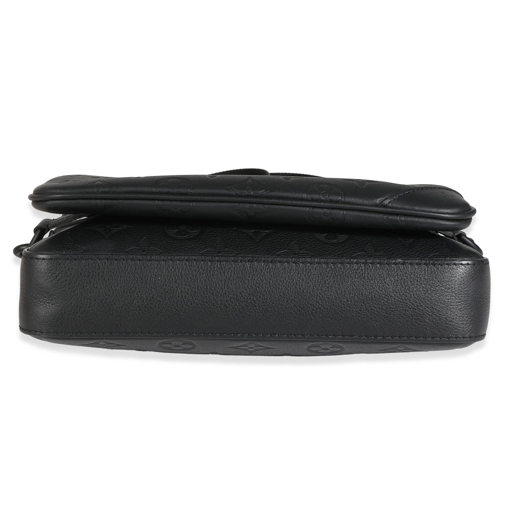 Louis Vuitton Louis Vuitton Black Monogram Shadow Duo Messenger