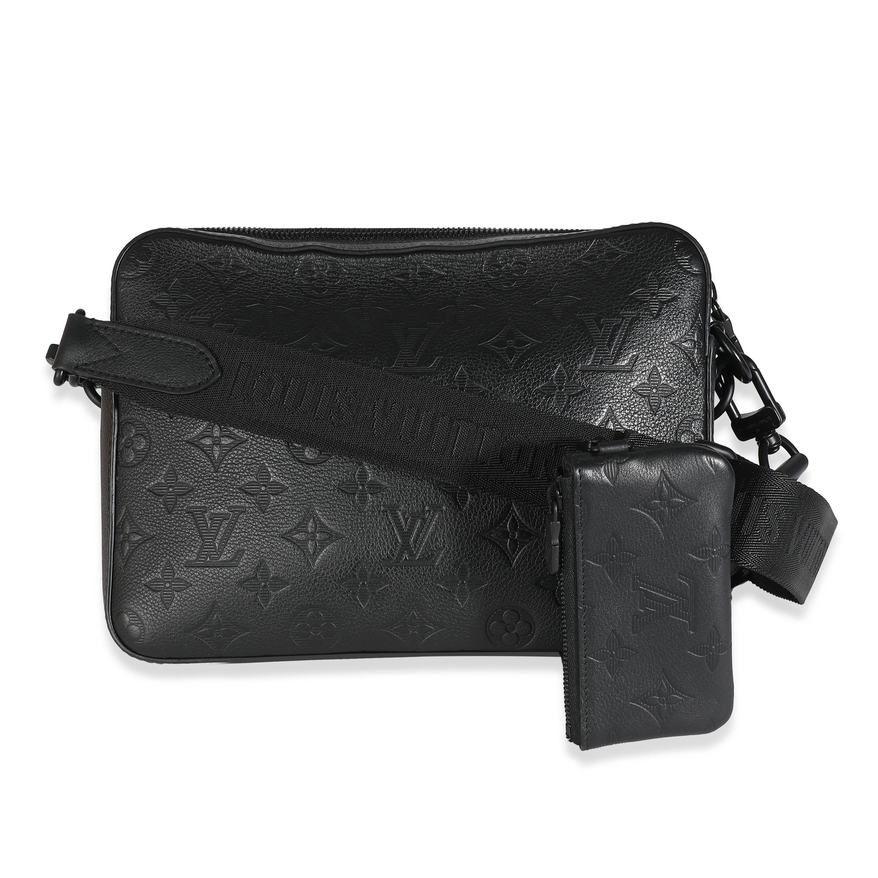 Louis Vuitton Louis Vuitton Black Monogram Shadow Duo Messenger
