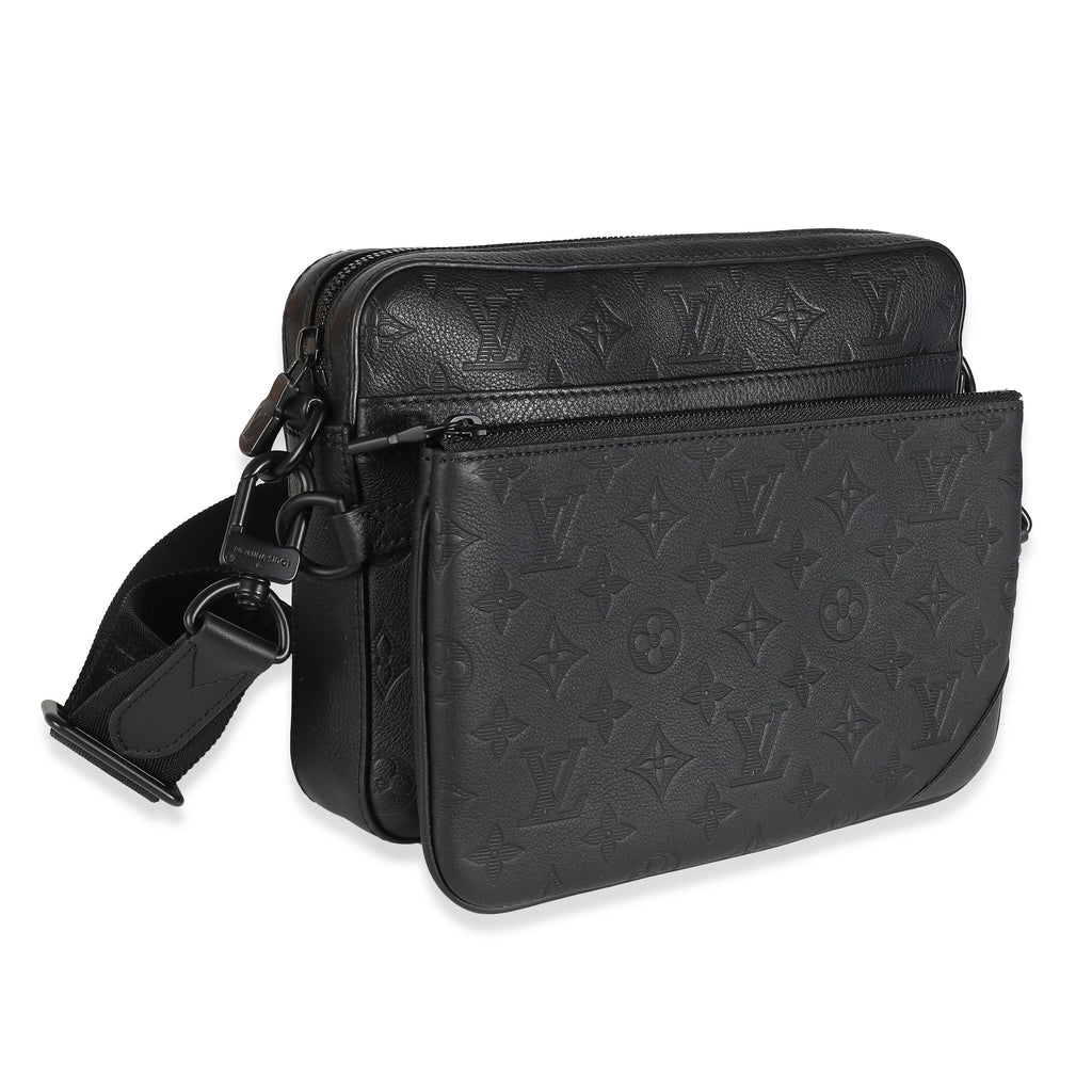 Louis Vuitton Louis Vuitton Black Monogram Shadow Duo Messenger