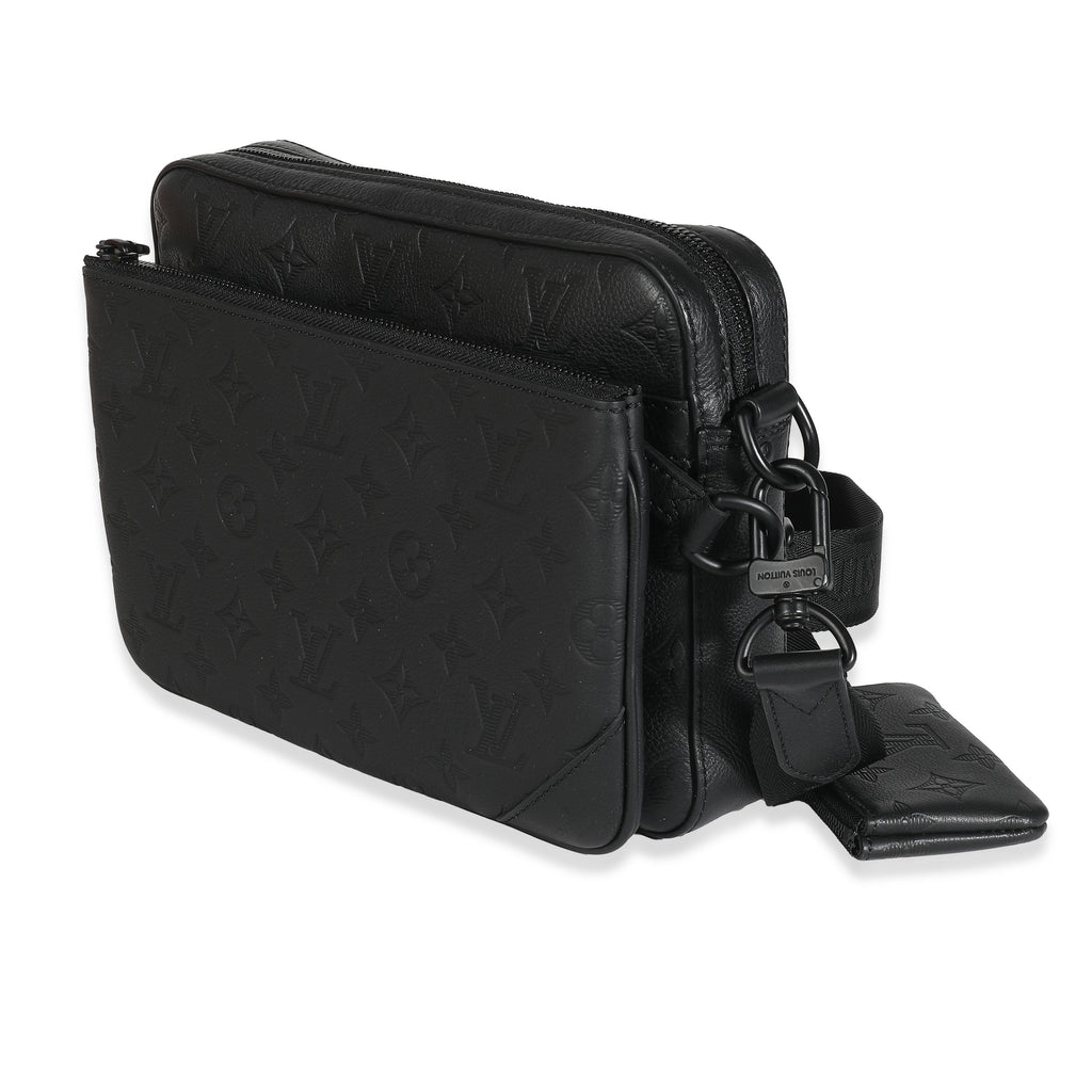 Louis Vuitton Louis Vuitton Black Monogram Shadow Duo Messenger
