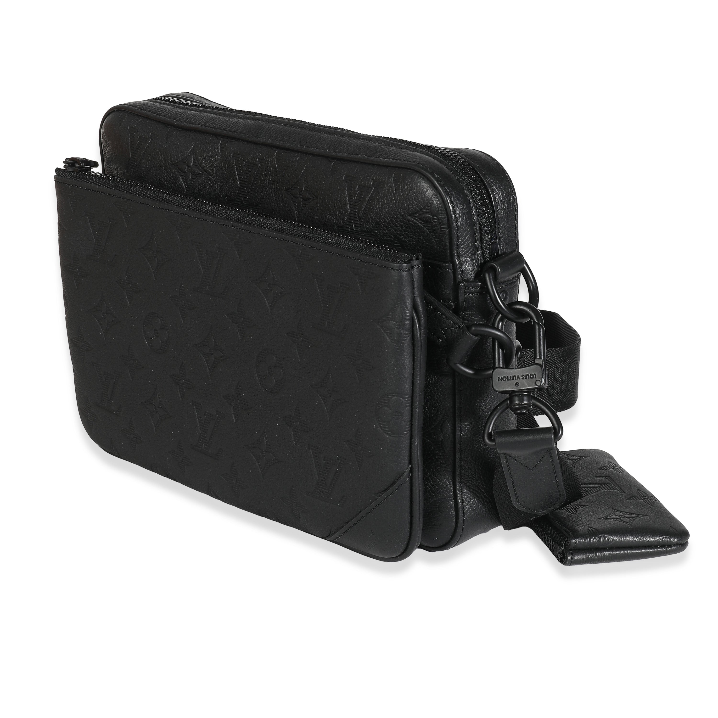 Louis Vuitton Louis Vuitton Black Monogram Shadow Duo Messenger