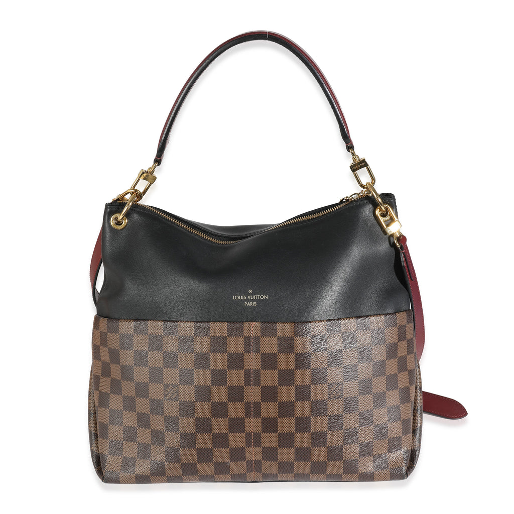 Louis Vuitton Louis Vuitton Black Damier Ebene Canvas Maida Hobo