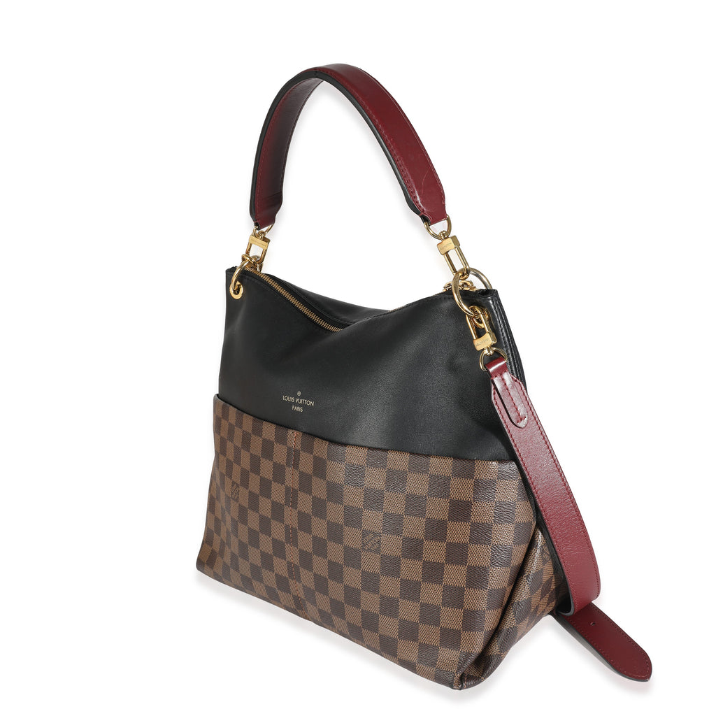 Louis Vuitton Louis Vuitton Black Damier Ebene Canvas Maida Hobo