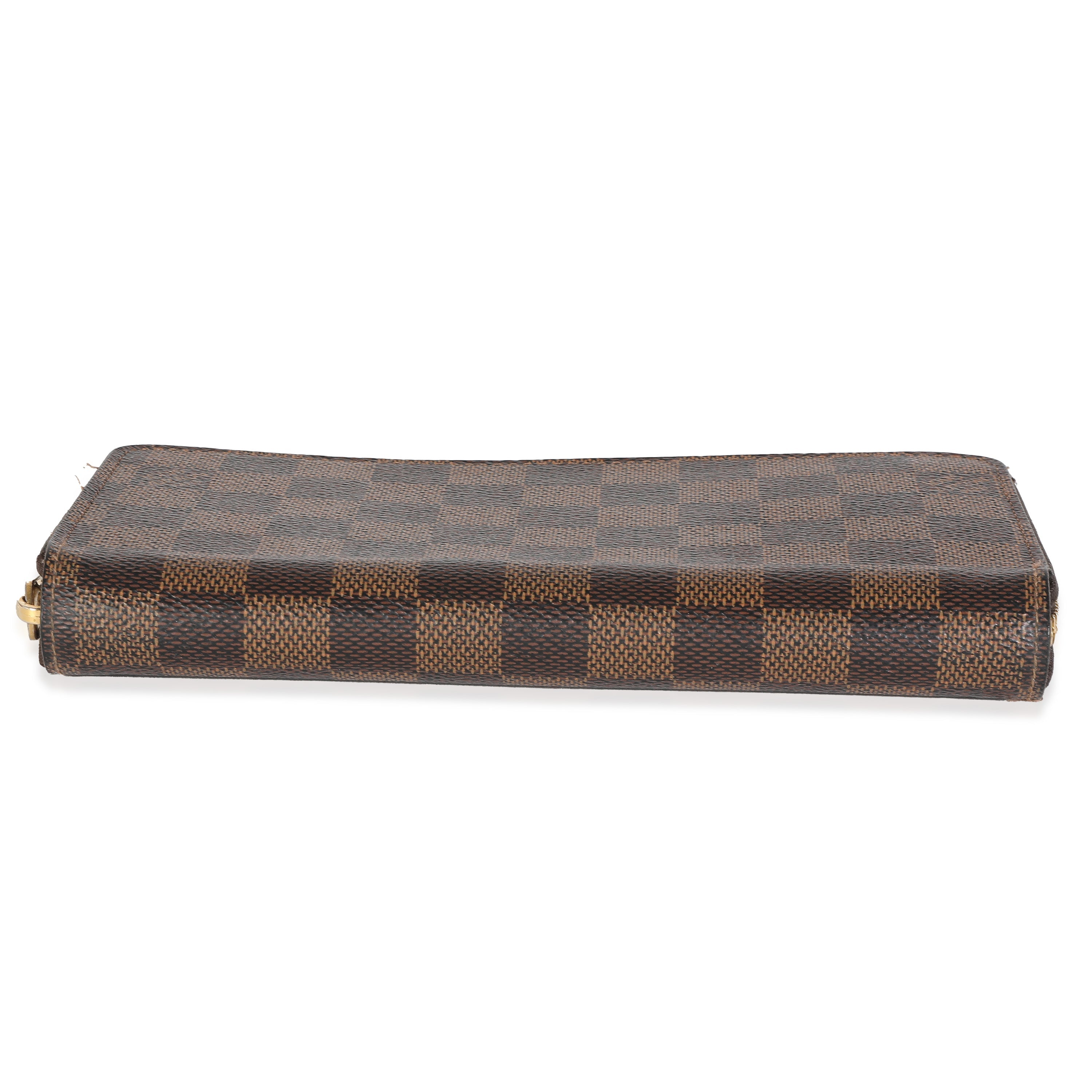 Louis Vuitton Louis Vuitton Damier Ebene Canvas Zippy Wallet