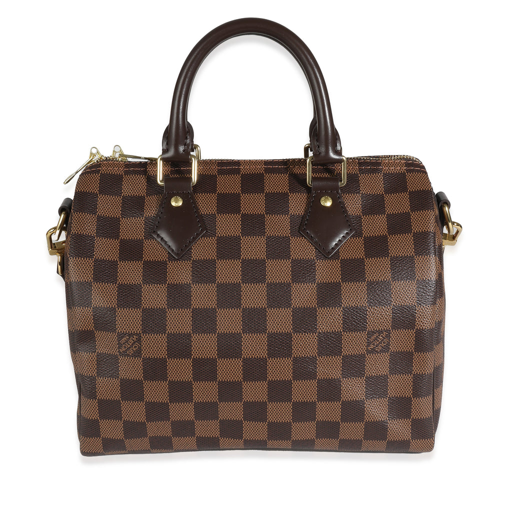 Louis Vuitton Louis Vuitton Damier Ebene Canvas Speedy Bandoulière 25