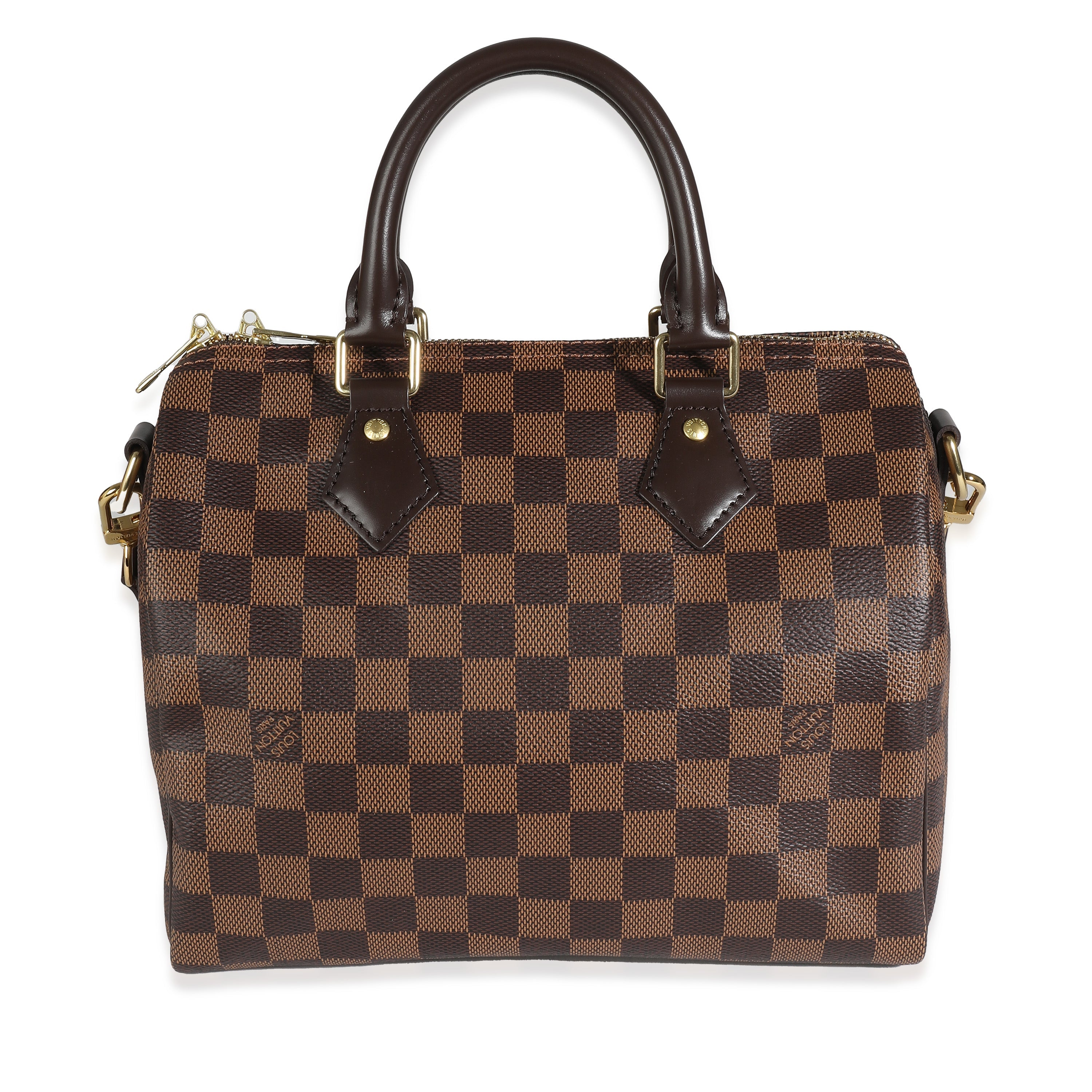 Louis Vuitton Louis Vuitton Damier Ebene Canvas Speedy Bandoulière 25