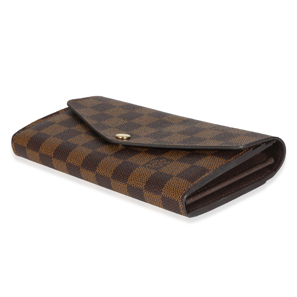 Louis Vuitton Louis Vuitton Damier Ebene Canvas Sarah Wallet