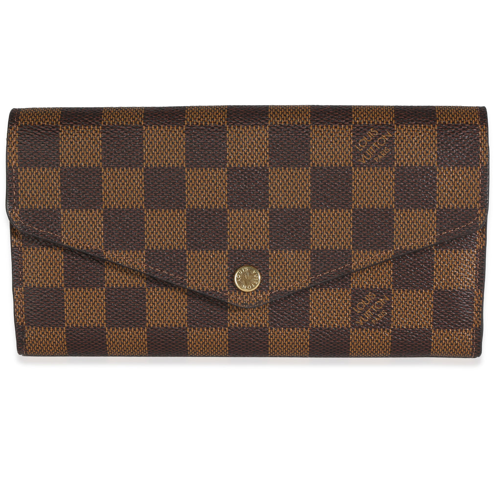 Louis Vuitton Louis Vuitton Damier Ebene Canvas Sarah Wallet