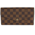 Louis Vuitton Louis Vuitton Damier Ebene Canvas Sarah Wallet
