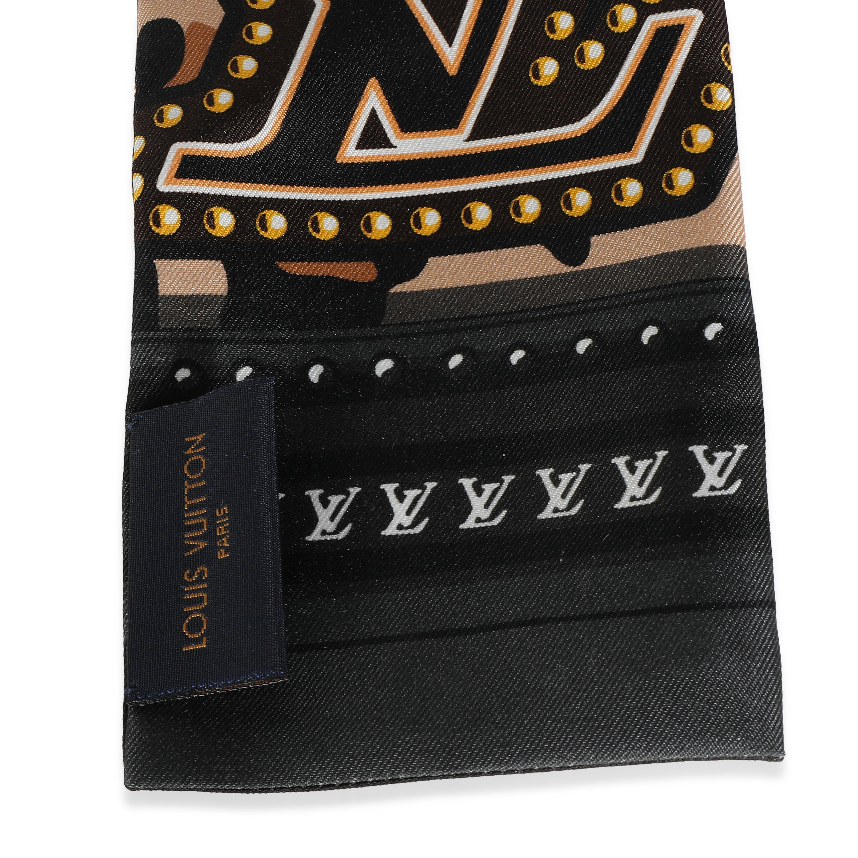 Louis Vuitton Louis Vuitton Silk Monogram LV World Bandeau