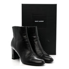 Saint Laurent Nappa Vendome Loulou Ankle Zip Boot 36.5 Black