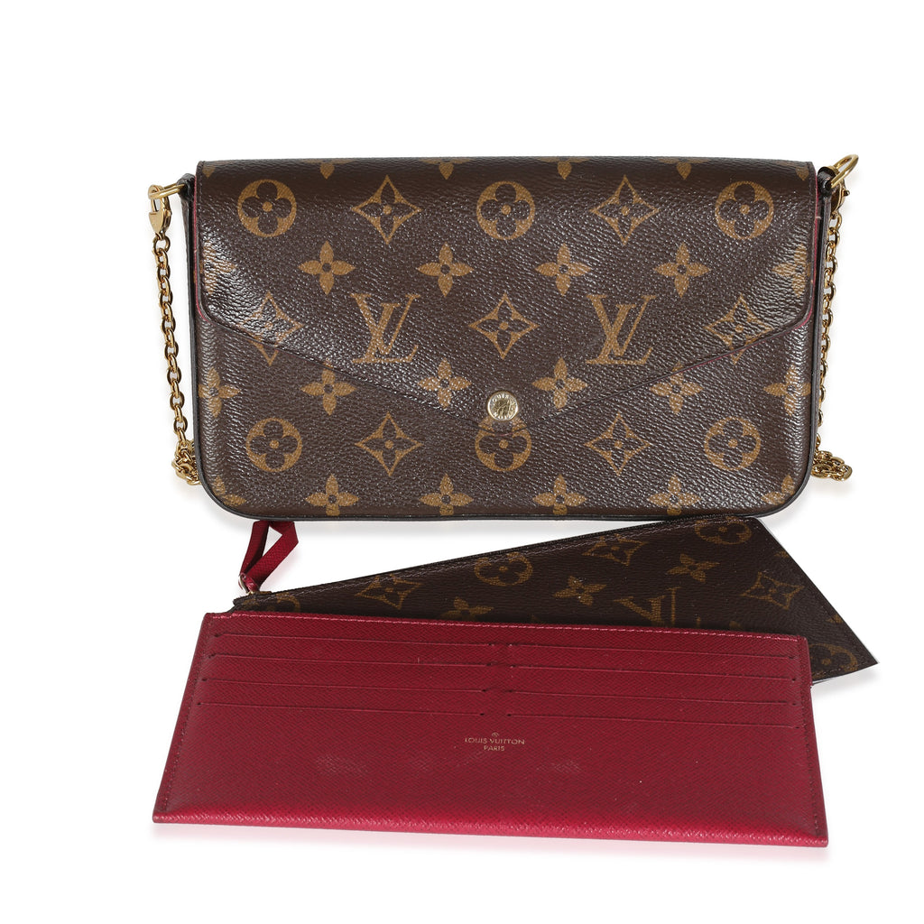 Louis Vuitton Fuchsia Monogram Canvas Félicie Pochette