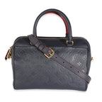 Louis Vuitton Marine Rouge Monogram Empreinte Speedy Bandouliere 25