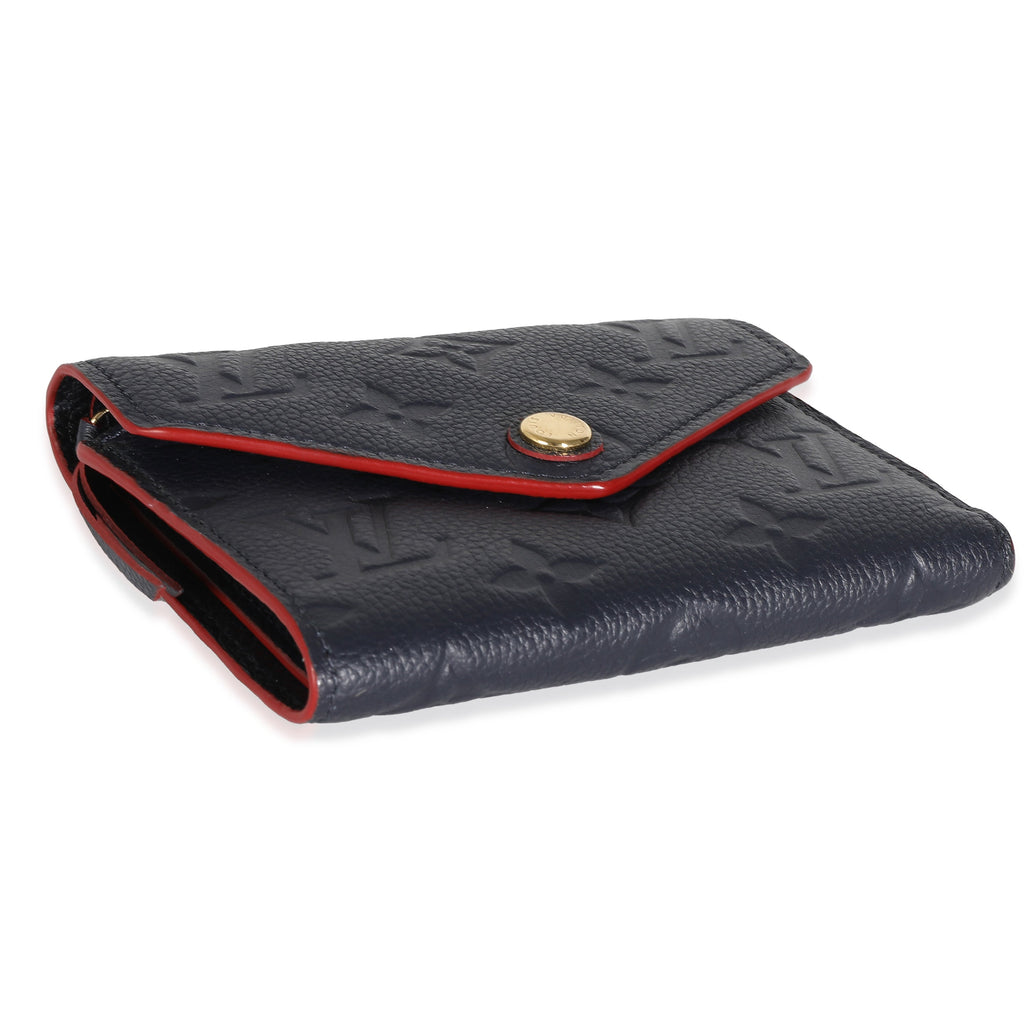 Louis Vuitton Louis Vuitton Marine Rouge Monogram Empreinte Victorine Wallet