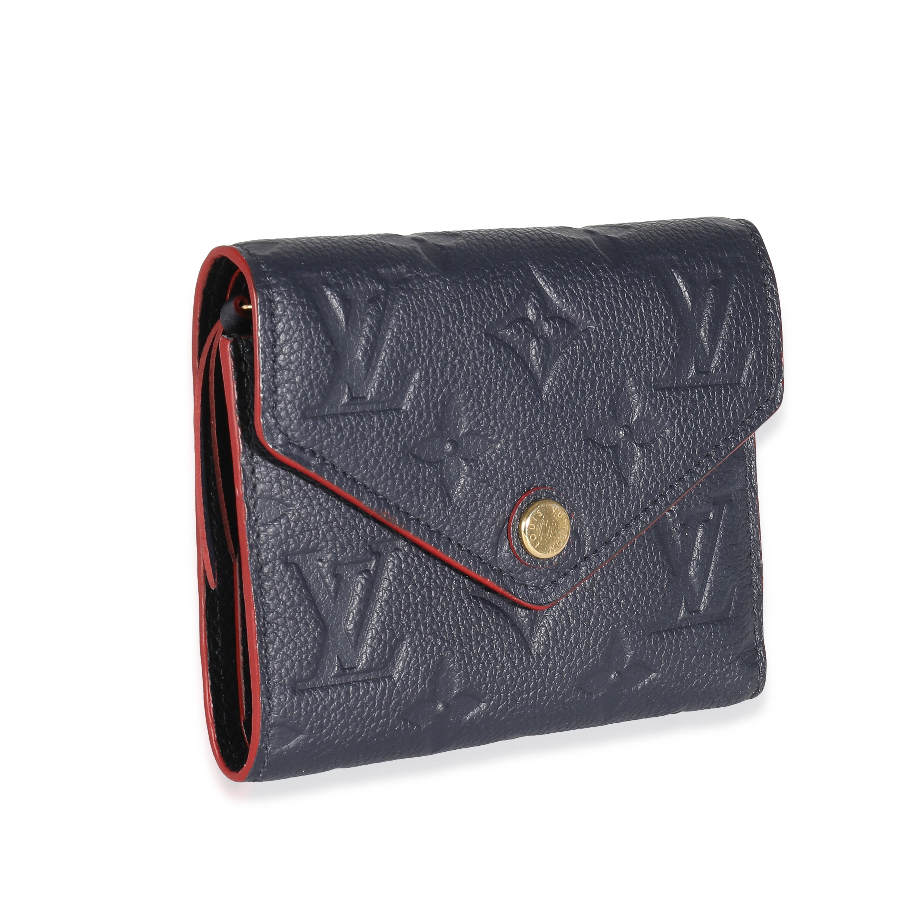 Louis Vuitton Louis Vuitton Marine Rouge Monogram Empreinte Victorine Wallet