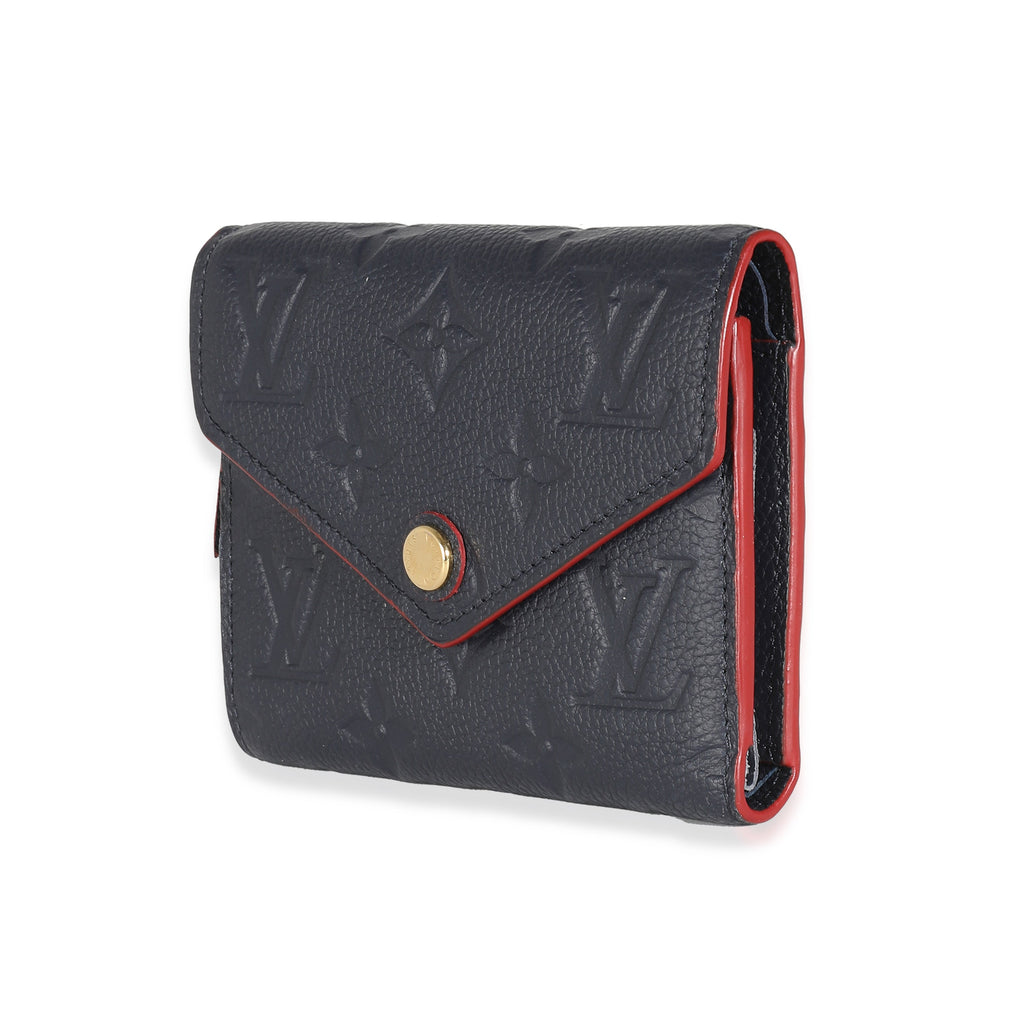 Louis Vuitton Louis Vuitton Marine Rouge Monogram Empreinte Victorine Wallet